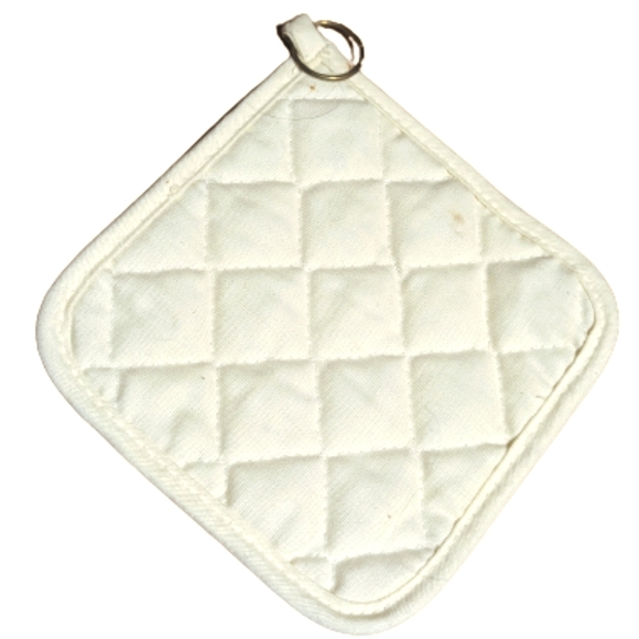 Vintage Mushroom Pot Holder Ladybug Daisies 70s VTG Quilted Kitchen Boho Retro - Picture 2 of 4